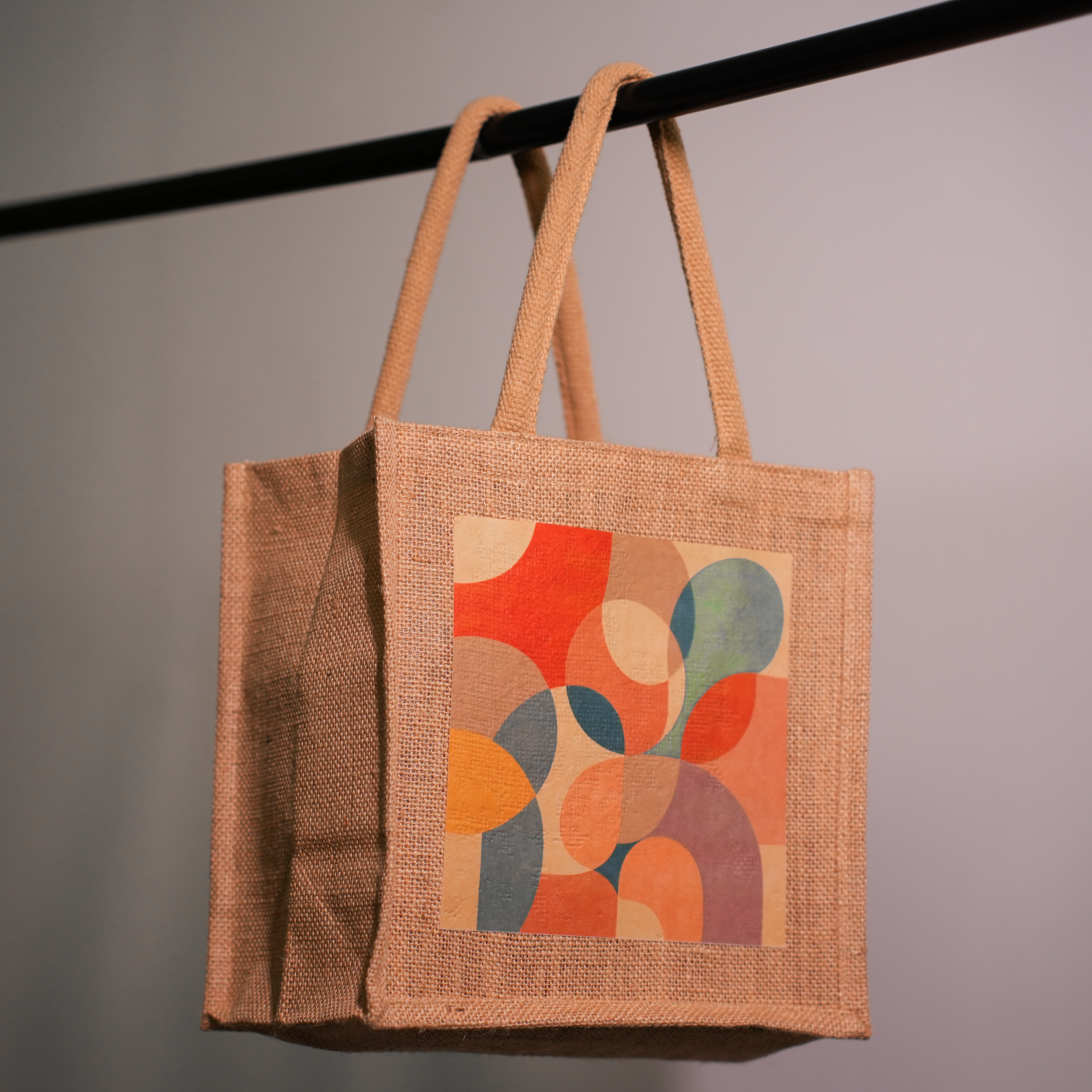 Abstract Jute Tote